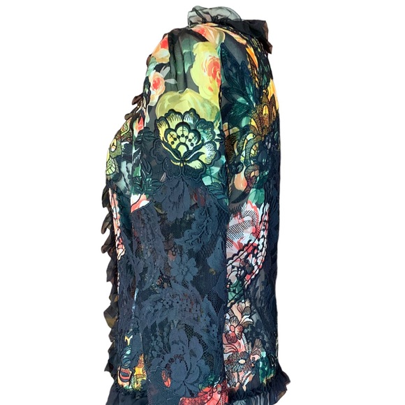 DOLCE & GABBANA ITALY EMBROIDERED FLORAL LACE SHEER JACKET NEW TAGS $3000 - Picture 8 of 8